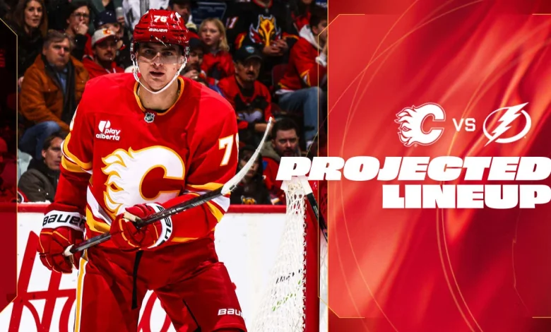 Projected Lineup - Flames vs. Lightning | Calgary Flames