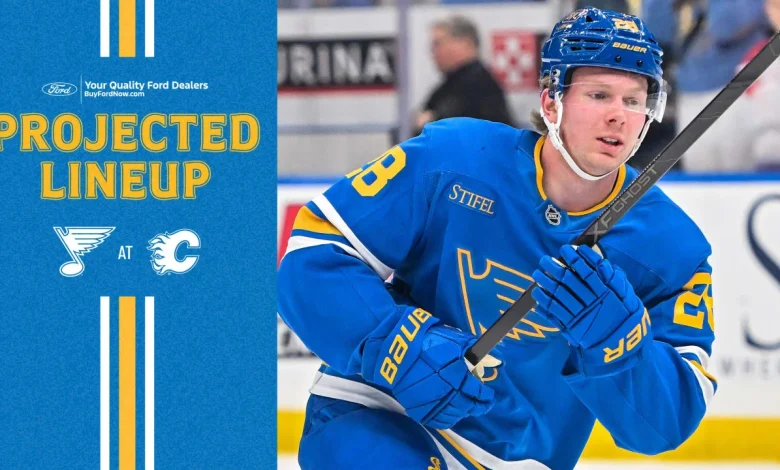 Projected Lineup: March 18 at Calgary