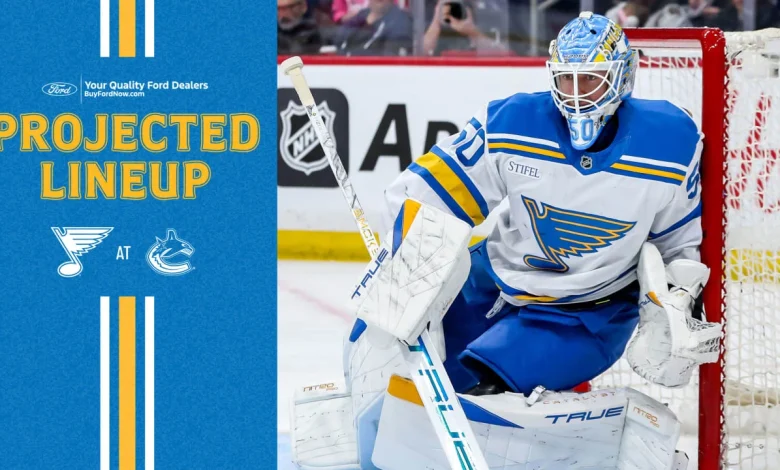 Projected Lineup: March 21 at Vancouver