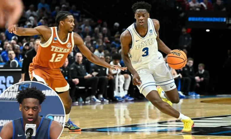 Projected top pick AJ Dybantsa speaks on NBA draft decision after March Madness exit