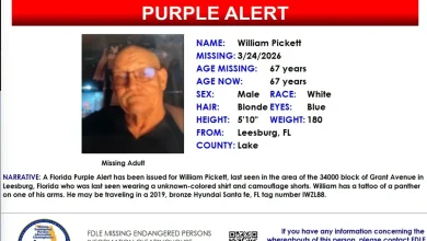Purple Alert issued for Florida man. What it means, how you can help