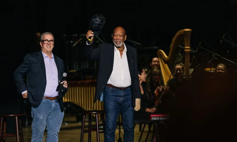 Q&A: Morgan Freeman talks about the blues (and sings) before explaining his famous voice