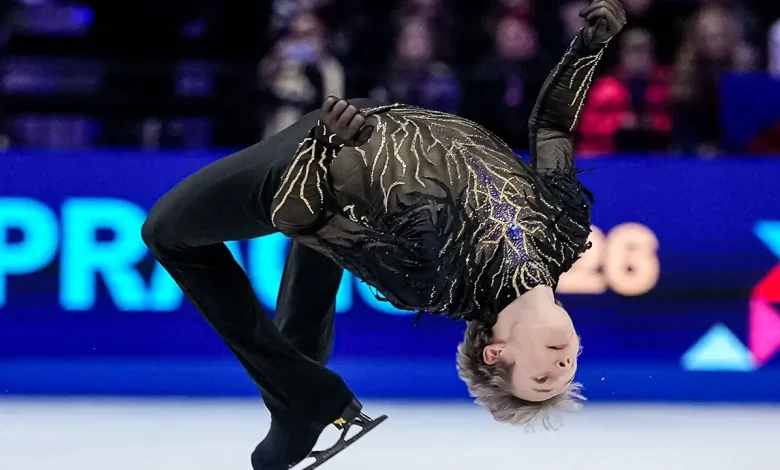 'Quad God' Ilia Malinin avenges Olympic disappointment with backflip for third straight world title