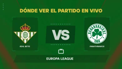 Qué canal pasa Betis vs Panathinaikos: dónde ver EN VIVO y GRATIS por la Europa League