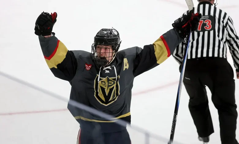 RI hockey player whose family members were killed by trans shooter scores goal to send team to title game