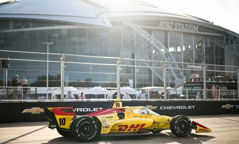Racing around Cowboys', Rangers' stadiums was just what IndyCar needed