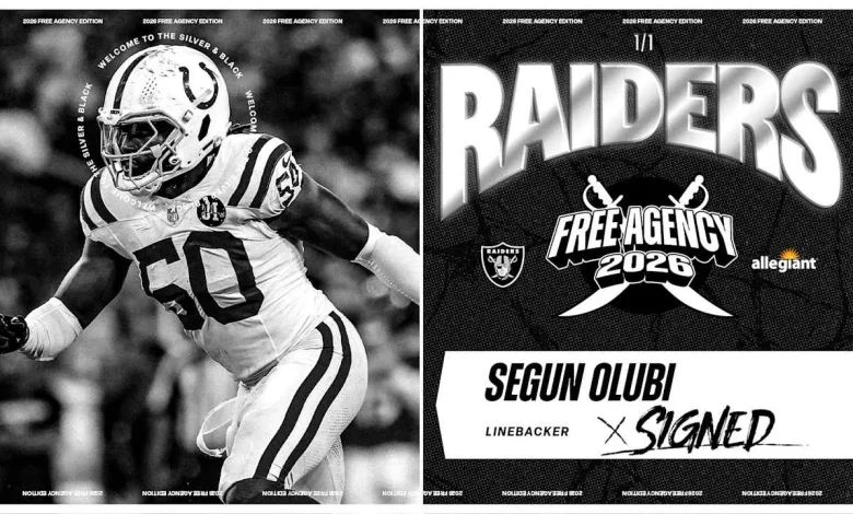 Raiders sign LB Segun Olubi