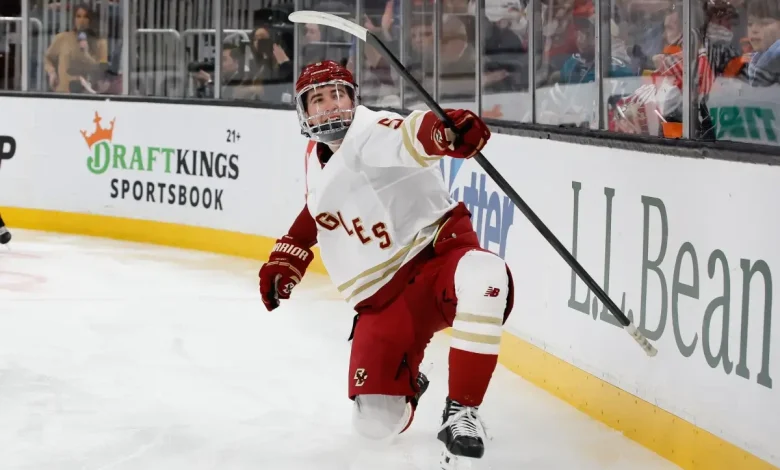 Rangers signing Boston College star Drew Fortescue to entry-level contract