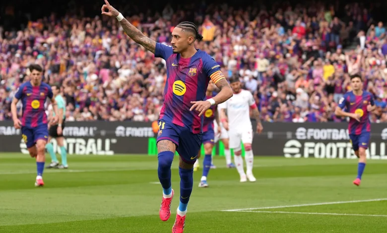 Raphinha shows double nerves of steel to continue Barça's title push 🎯