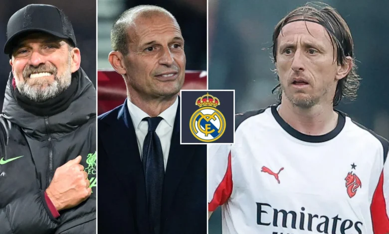 Real Madrid: Klopp 'agreement' struck as Allegri requests two transfers to 'say yes' after two rejections