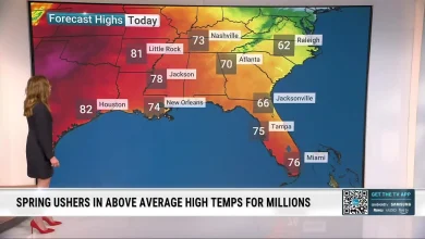 Record Heat Peaks This Weekend Across The Plains, South