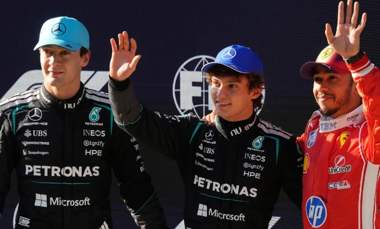 Record-breaking Kimi Antonelli starts on pole for F1's Chinese Grand Prix