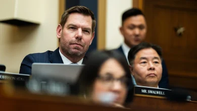 Rep. Eric Swalwell sends cease-and-desist letter to FBI Director Kash Patel