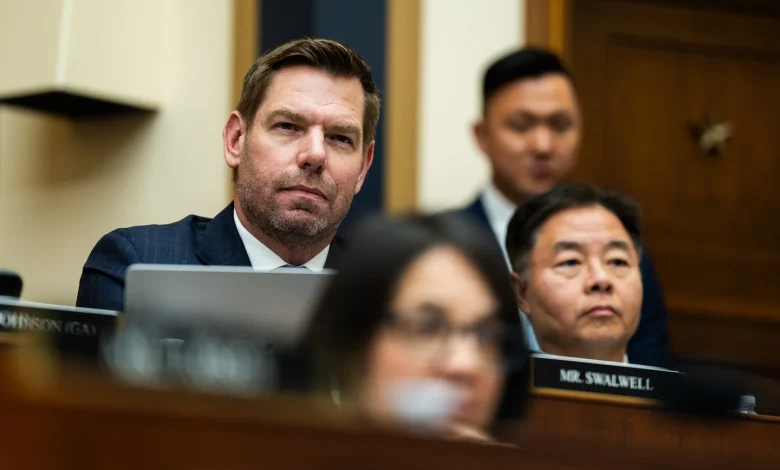 Rep. Eric Swalwell sends cease-and-desist letter to FBI Director Kash Patel