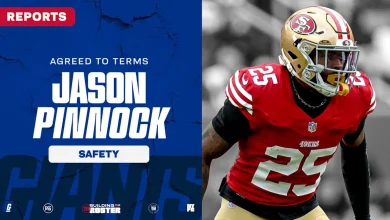 Reports: Giants agree to terms with S Jason Pinnock, pending physical