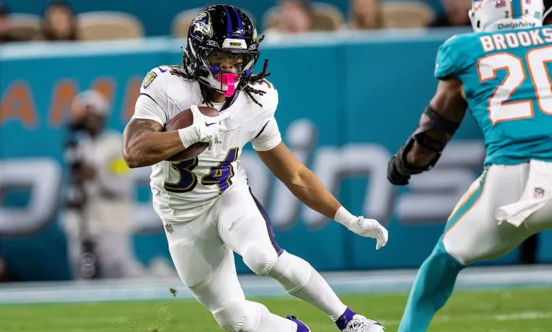 Reports: Ravens Don't Tender Restricted Free Agent Keaton Mitchell