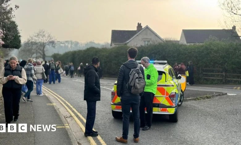 Road closure as fire breaks out at Weston hospital