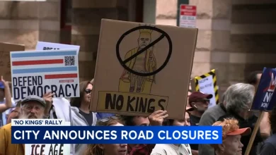 Road closures and parking restrictions announced for 'No Kings 3' protest in Center City Philadelphia