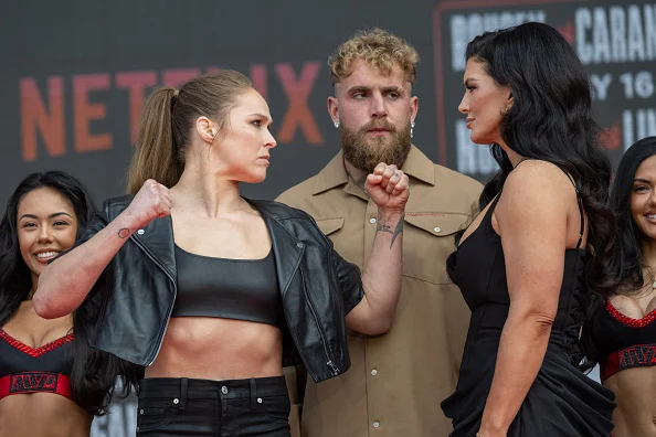 Ronda Rousey Drags UFC Corporate Image While Standing Beside Gina Carano