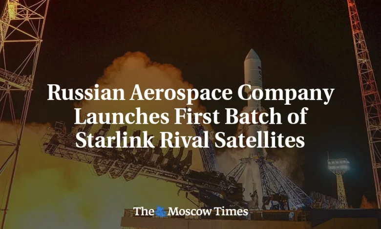 Russian Aerospace Company Launches First Batch of Starlink Rival Satellites