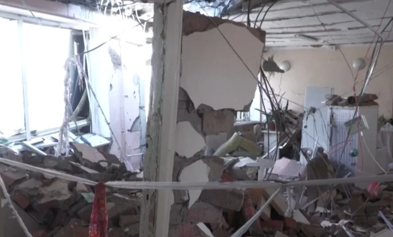 Russian drone strike hits Odesa, killing two and damaging a maternity ward