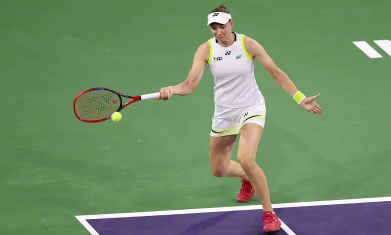 Rybakina pushes past Svitolina to set up Sabalenka showdown in Indian Wells final