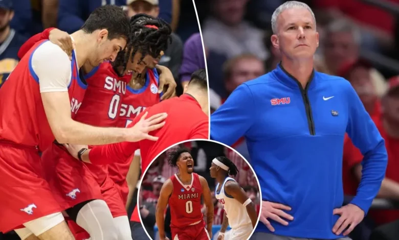 SMU's suspect Selection Sunday move blows up in NCAA Tournament debacle