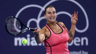 Sabalenka embraces the fight in Miami return to earn seventh straight win
