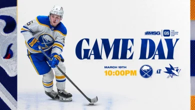 Sabres at Sharks | How to watch, lineup notes, and storylines