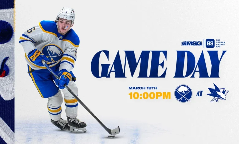 Sabres at Sharks | How to watch, lineup notes, and storylines