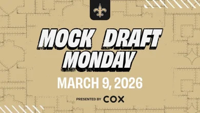 Saints Mock Draft Monday 3/9/2026