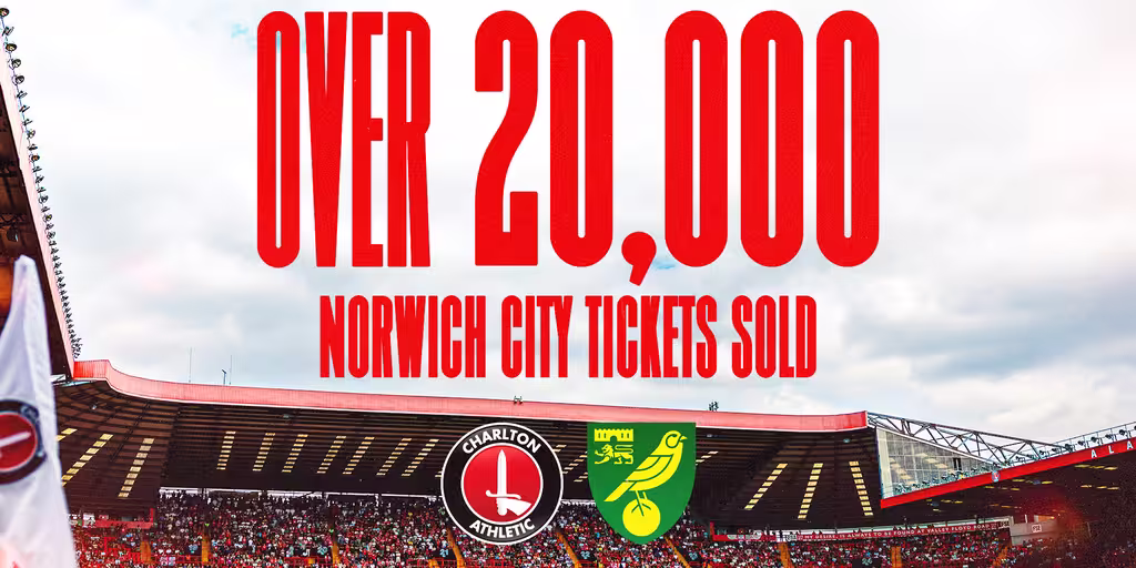 Sales pass 20,000 for Norwich City clash