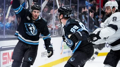 Schmaltz's 2nd goal lifts Mammoth past Kings in OT