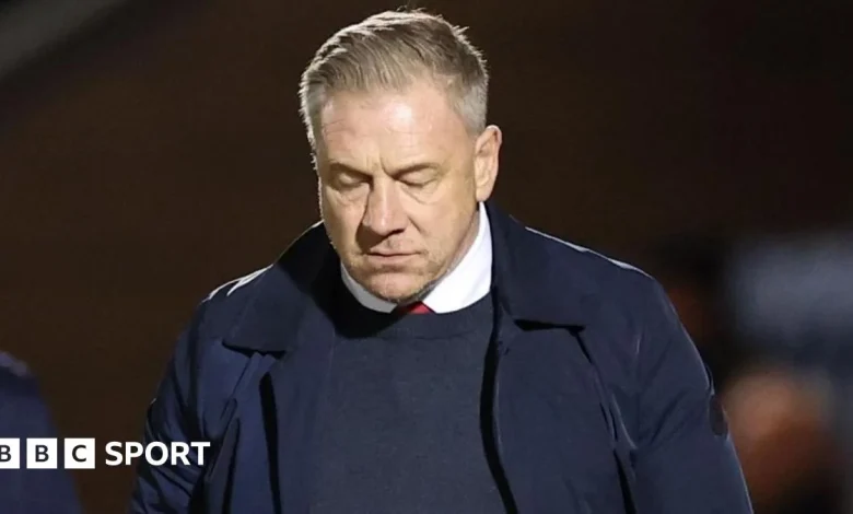 Scott Lindsey: Crawley Town part company with manager after winless run
