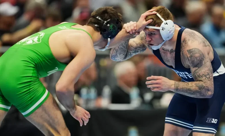 See how Penn State's Rocco Welsh fared in 184-pound NCAA final