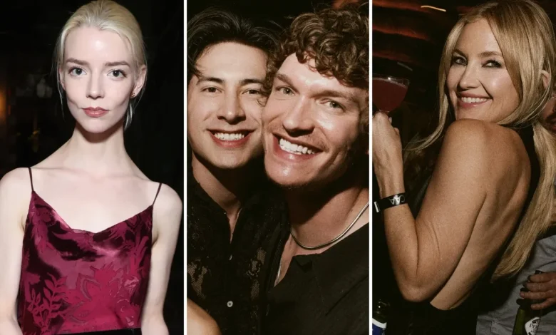 See stars at the 2026 pre-Oscars parties: Kate Hudson, Anya Taylor-Joy and more celebrities