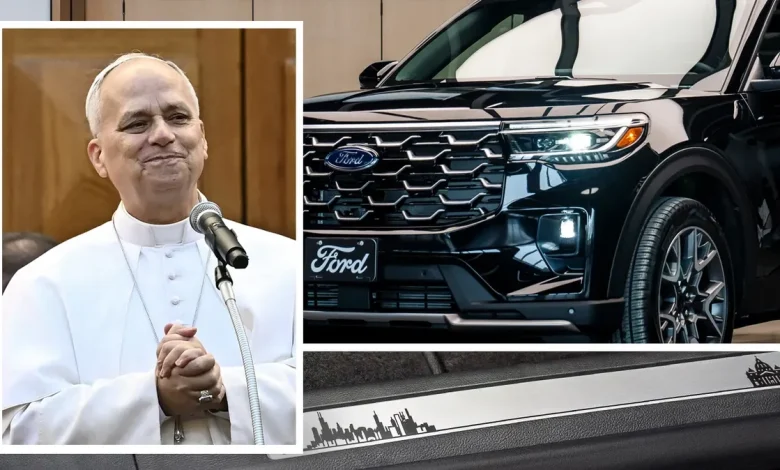 See the secret SUV Ford built for Pope Leo in his native Chicago