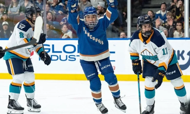 Segedi scores, Vancouver Goldeneyes snap skid with 5-2 win over New York Sirens