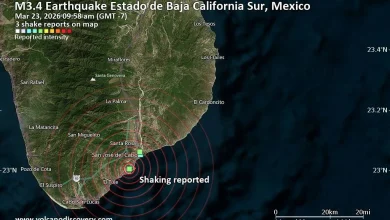 Seismic-like event, possible earthquake, reported few minutes ago near Cabo San Lucas, Baja California Sur, Mexico