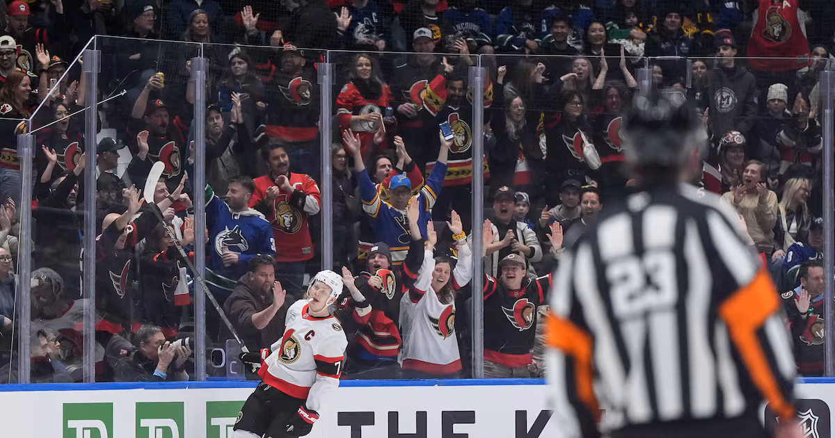 Senators move within three points of playoff spot with shutout win over Canucks