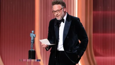 Seth Rogen Accepts Catherine O'Hara's Actor Award With Moving Speech