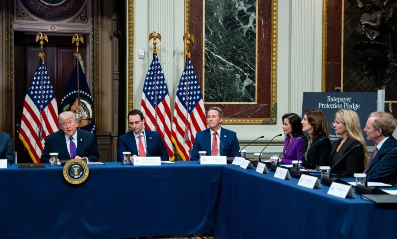 Seven tech giants signed Trump’s pledge to keep electricity costs from spiking around data centers 