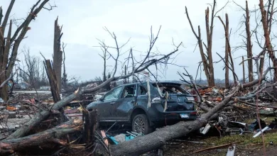 Severe thunderstorms push east after deadly tornado hit Indiana