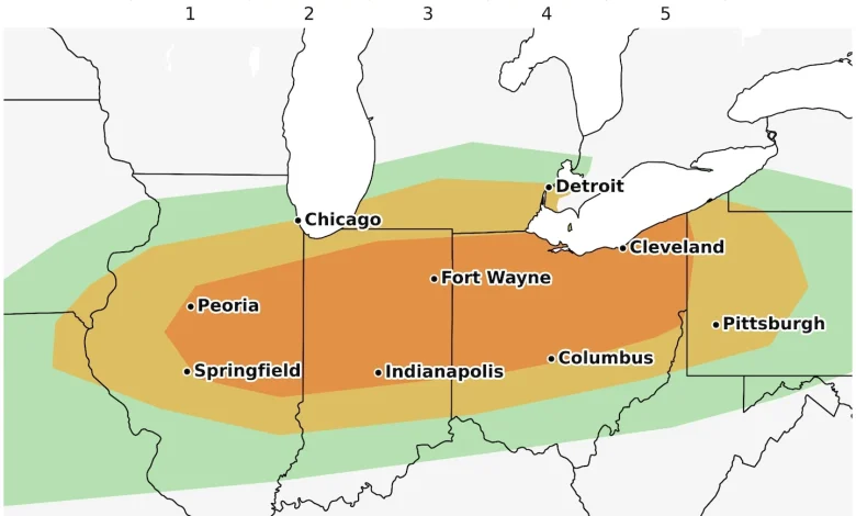 Severe weather could bring baseball-size hail to Midwest