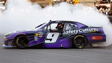 Shane van Gisbergen passes five cars in one corner to win NASCAR O'Reilly at COTA