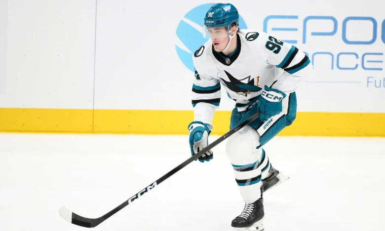 Sharks' Igor Chernyshov injured after heavy hit