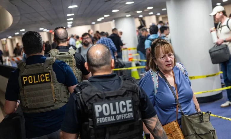 Shock and disbelief at Houston airport as 36% of TSA officers call out of work: "This is insane"