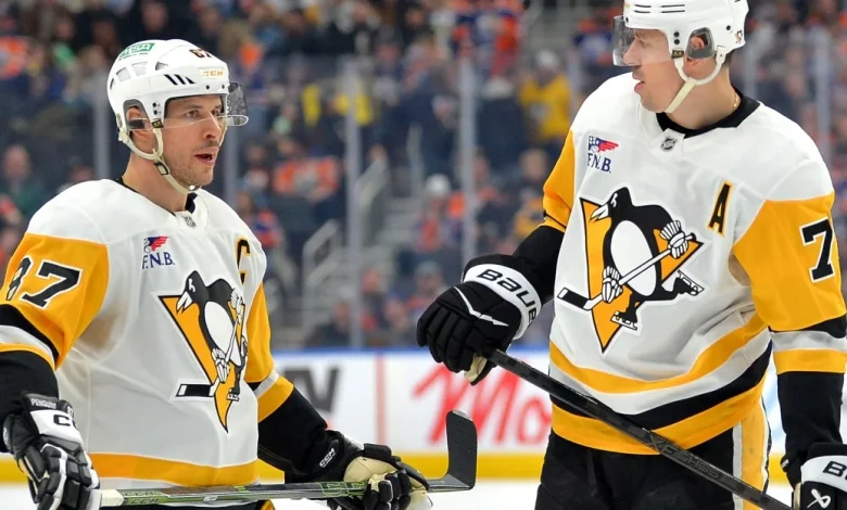 Sidney Crosby returns to practice, Evgeni Malkin gets call from league
