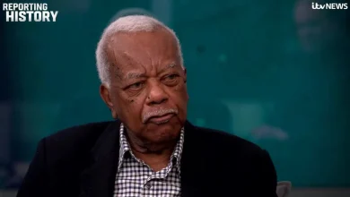 Sir Trevor McDonald reveals what he asked Saddam Hussein that made him 'cringe' | ITV News