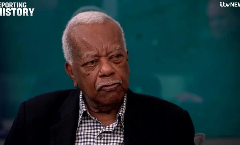 Sir Trevor McDonald reveals what he asked Saddam Hussein that made him 'cringe' | ITV News